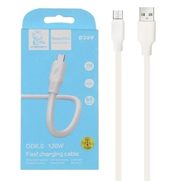کابل شارژ USB به MicroUSB دنمن مدل D28V