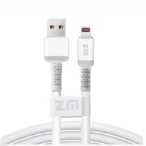 کابل شارژ لایتنینگ برند ZM مدل Soft Data Cable