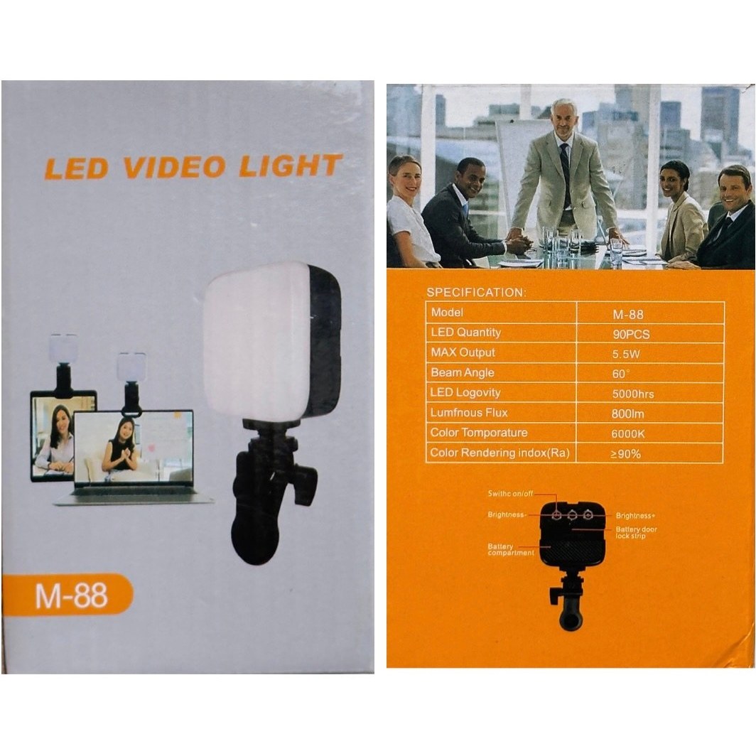 رینگ لایت سلفی گیره دار مدل M-88