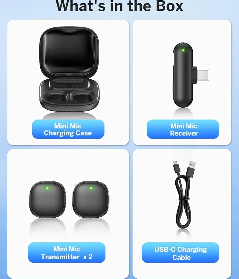 میکروفون یقه ای دو فرستنده Powerful AI-NR