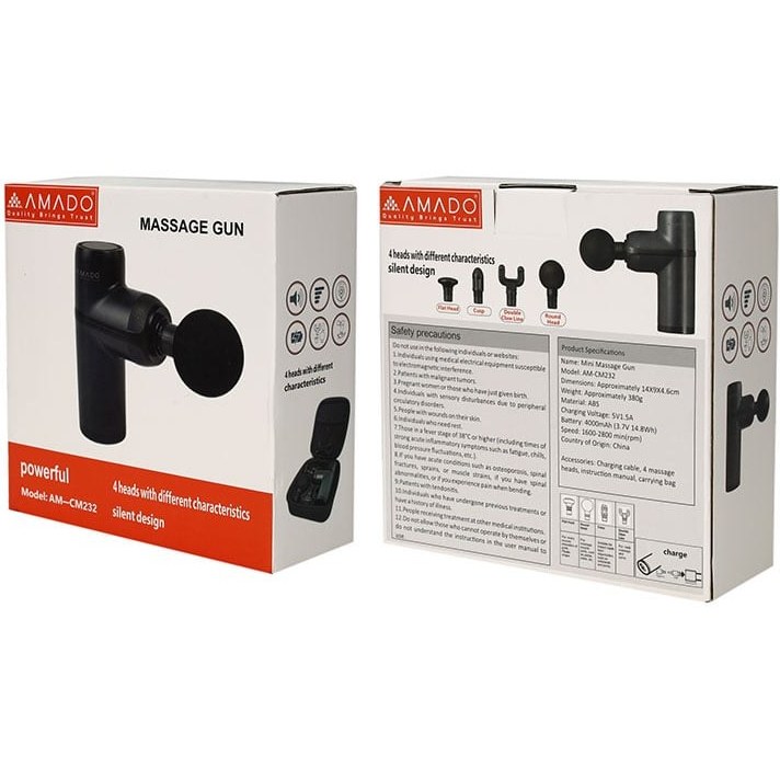 ماساژور قابلحمل آمادو مدل AMADO AM-CM232