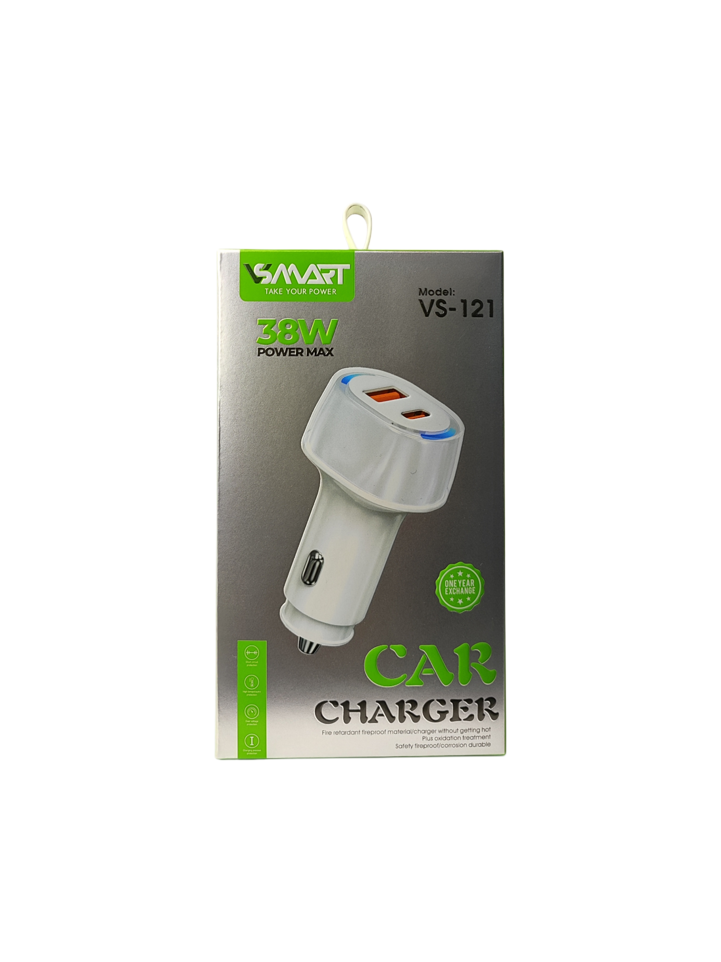 شارژر فندکی 38 وات وی اسمارت مدل VS-121