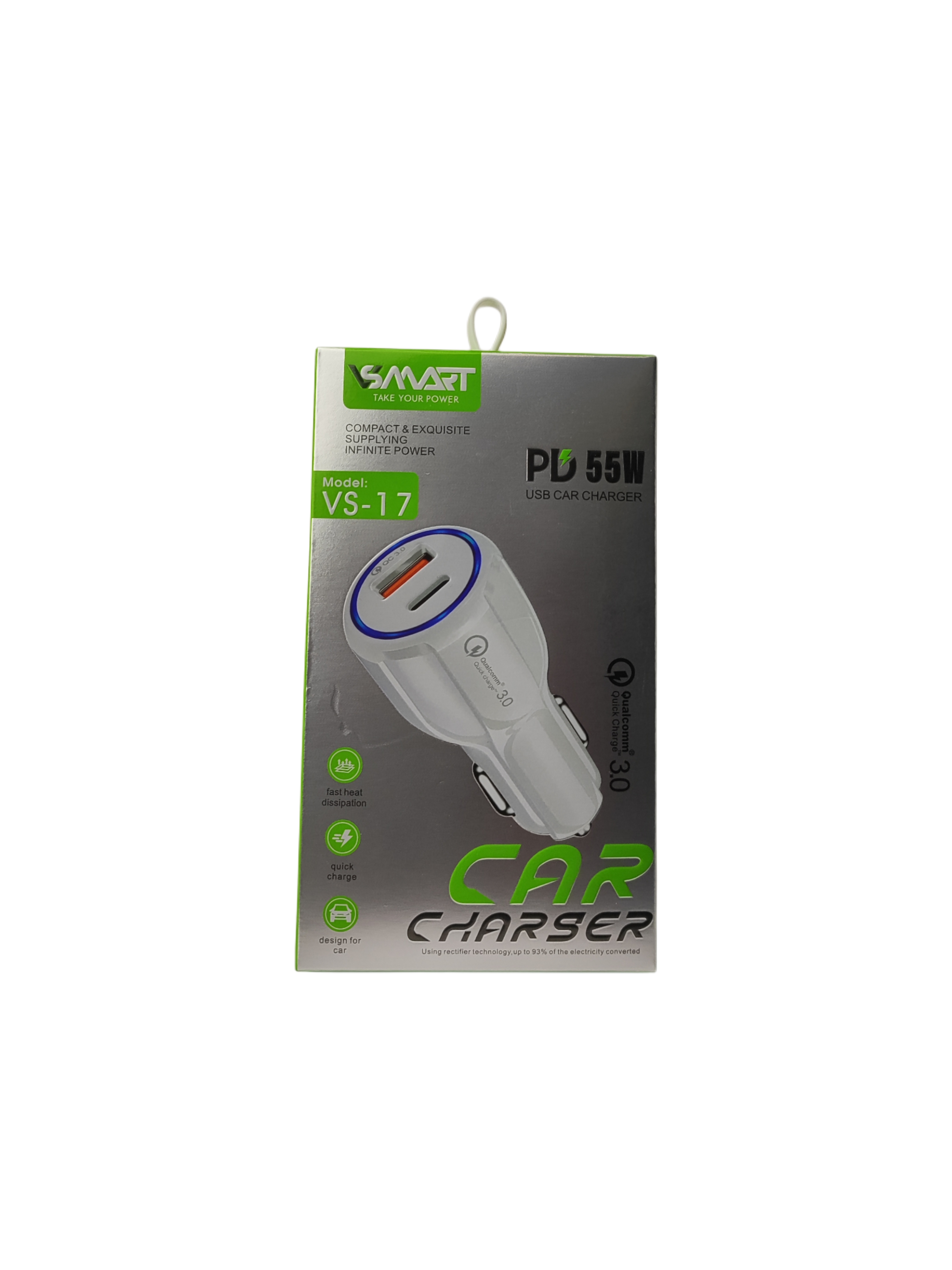 شارژر فندکی 55 وات وی اسمارت مدل VS-17