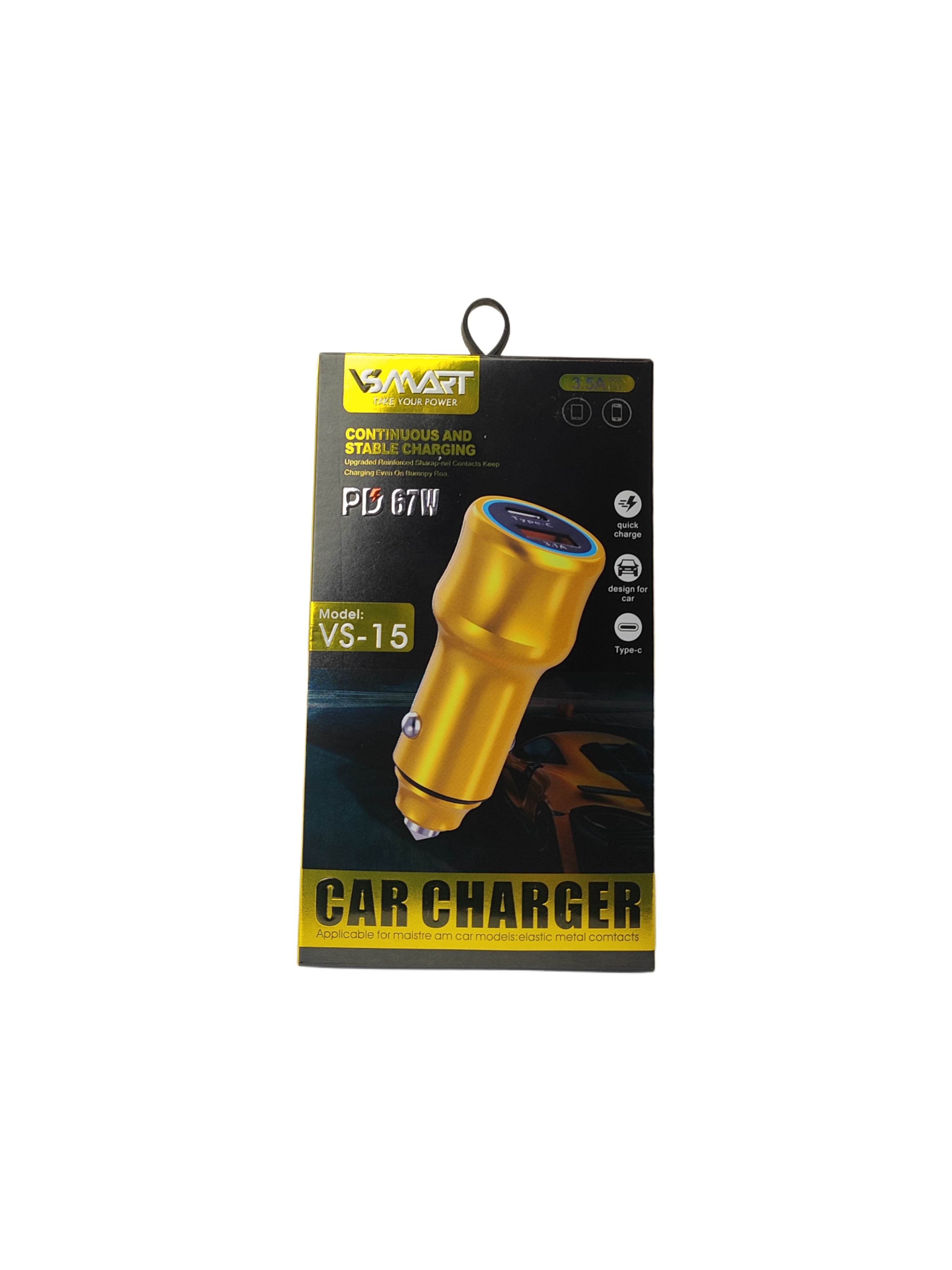 شارژر فندکی 67 وات وی اسمارت مدل VS-15